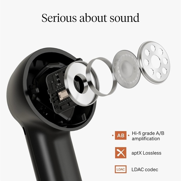 Cambridge Black Earbud Headphones - Picture 3 of 7